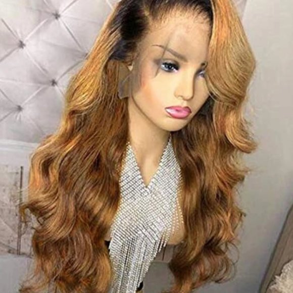 Ombre Lace Front 100% Brazilian Human Hair Wig
